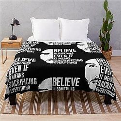 Believe in Something - Colin Kaepernick Throw Blanket