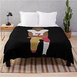 Colin Kaepernick T Shirt, Kaepernick, Minimalist, Black Rights, Equal Throw Blanket