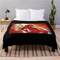 Colin Kaepernick CK 7 Face Fans Throw Blanket