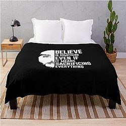 Believe In Something Colin Kaepernick Throw Blanket