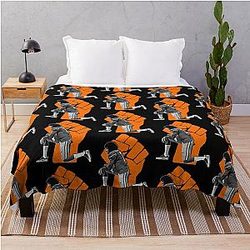 FIGHT THE POWER Colin Kaepernick Kneeling Protest Throw Blanket