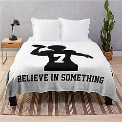 Believe In Something  Colin Kaepernick's Football Gifts Throw Blanket