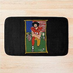 Colin Kaepernick tribute Black lives matter Bath Mat