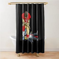 Colin Kaepernick kneels Donald Trump's shower curtain