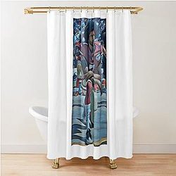Colin Kaepernick Kneeling Shower Curtain