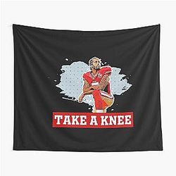 Colin Kaepernick take knee Tapestry