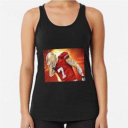 Colin Kaepernick CK7 Face Fans Racerback Tank Top