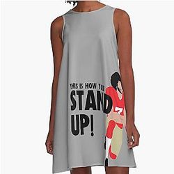 Colin Kaepernick Stand Up A-Line Dress