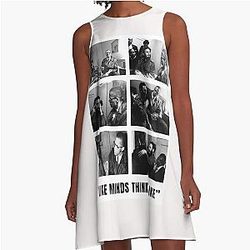 Colin Kaepernick Fidel Castro A-Line Dress