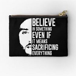 Believe In Something Colin Kaepernick Zipper Pouch