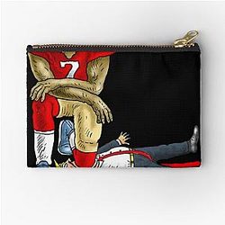 Colin Kaepernick kneels Donald Trump Zipper Pouch was changed to 

Colin Kaepernick kneels Donald Trump