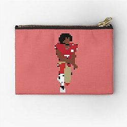 Colin Kaepernick Kneeling Pixel Art Zipper Pouch