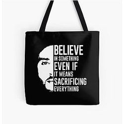 Believe in Something Colin Kaepernick Hoodie Tote Bag