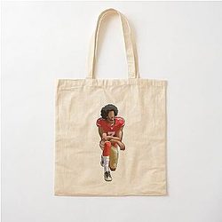 Colin Kaepernick Take Knee Cotton Tote Bag