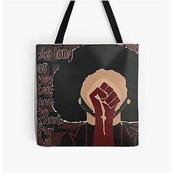 Colin Kaepernick's Influence All Over Print Tote Bag