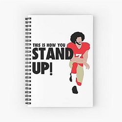 Colin Kaepernick Spiral Notebook