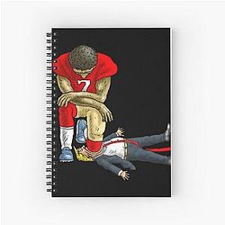 Colin Kaepernick Kneels Donald Trump Notebook