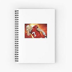 Colin Kaepernick CK Face Fans Spiral Notebook
