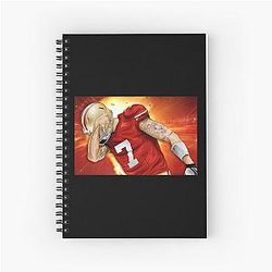 Colin Kaepernick CK 7 Face Fans Spiral Notebook