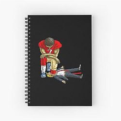 Colin Kaepernick Kneels Donald Trump Shirt Notebook