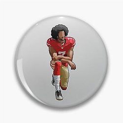 Colin Kaepernick Takes a Knee Pin