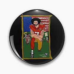 Colin Kaepernick tribute black lives matter Pin