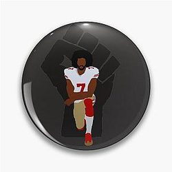 Colin Kaepernick Kneeling Pin