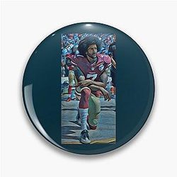 Colin Kaepernick kneeling pin