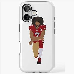 Colin Kaepernick kneeling on iPhone Tough Case