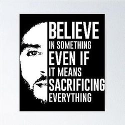 Believe in Something Colin Kaepernick Hoodie Poster