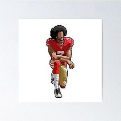 Colin Kaepernick Take Knee Poster