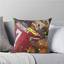 Colin Kaepernick Sketch Throw Pillow