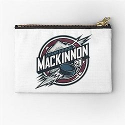 Nathan MacKinnon Colorado Avalanche 29 Zipper Pouch