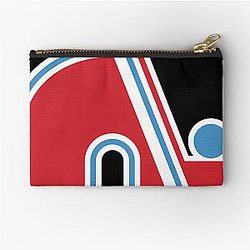 Quebec Nordiques Colorado Avalanche Zipper Pouch