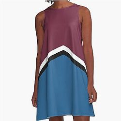 Colorado Avalanche A-Line Dress
