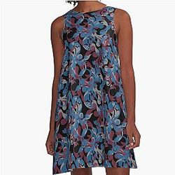 colorado avalanche victorian a line dress