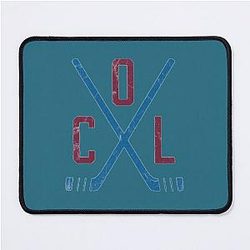 Hockey Colorado Avalanche White Mouse Pad