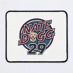 Nate Dogg, Nathan MacKinnon, Colorado Avalanche Mouse Pad