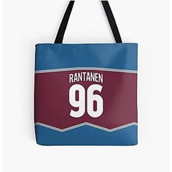 Colorado Avalanche Mikko Rantanen Home Jersey All Over Print Tote Bag