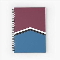 Colorado Avalanche retro stripe Notebook