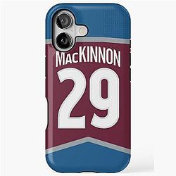 Colorado Avalanche Nathan MacKinnon iPhone Tough Case