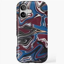 Distorted Colorado Avalanche iPhone Case