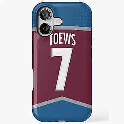 Colorado Avalanche Devon Toews Home Jersey Phone Case iPhone Tough Case