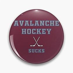 Colorado Avalanche Hockey Not Great Pin