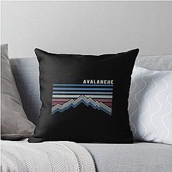Colorado Avalanche T-Shirt Throw Pillow