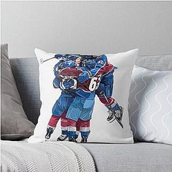 Colorado Avalanche Stanley Cup Champions Throw Pillow