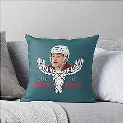 Mikko Rantanen Colorado Avalanche The Moose Throw Pillow