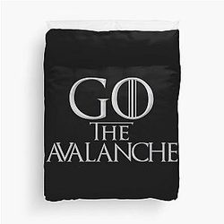 Go Colorado Avalanche Season Duvet Cover