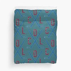 Hockey - Colorado Avalanche White Duvet Cover