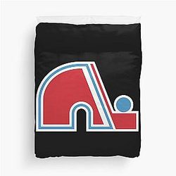 Quebec Nordiques Colorado Avalanche Duvet Cover